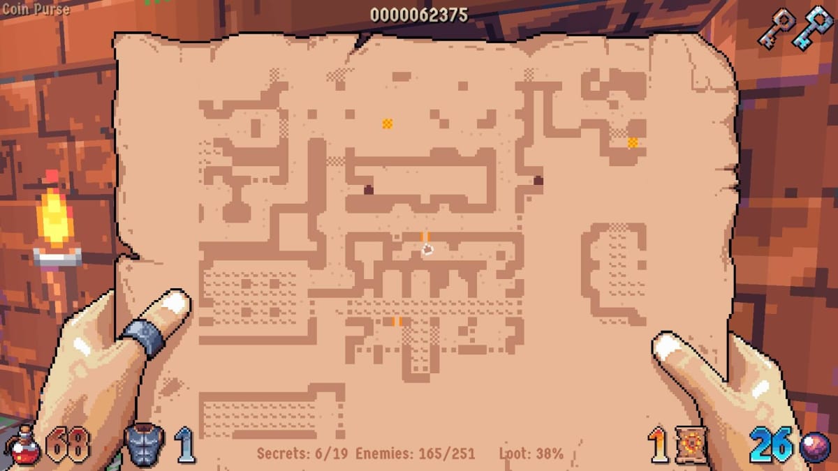 A look at the map in Wizordum.