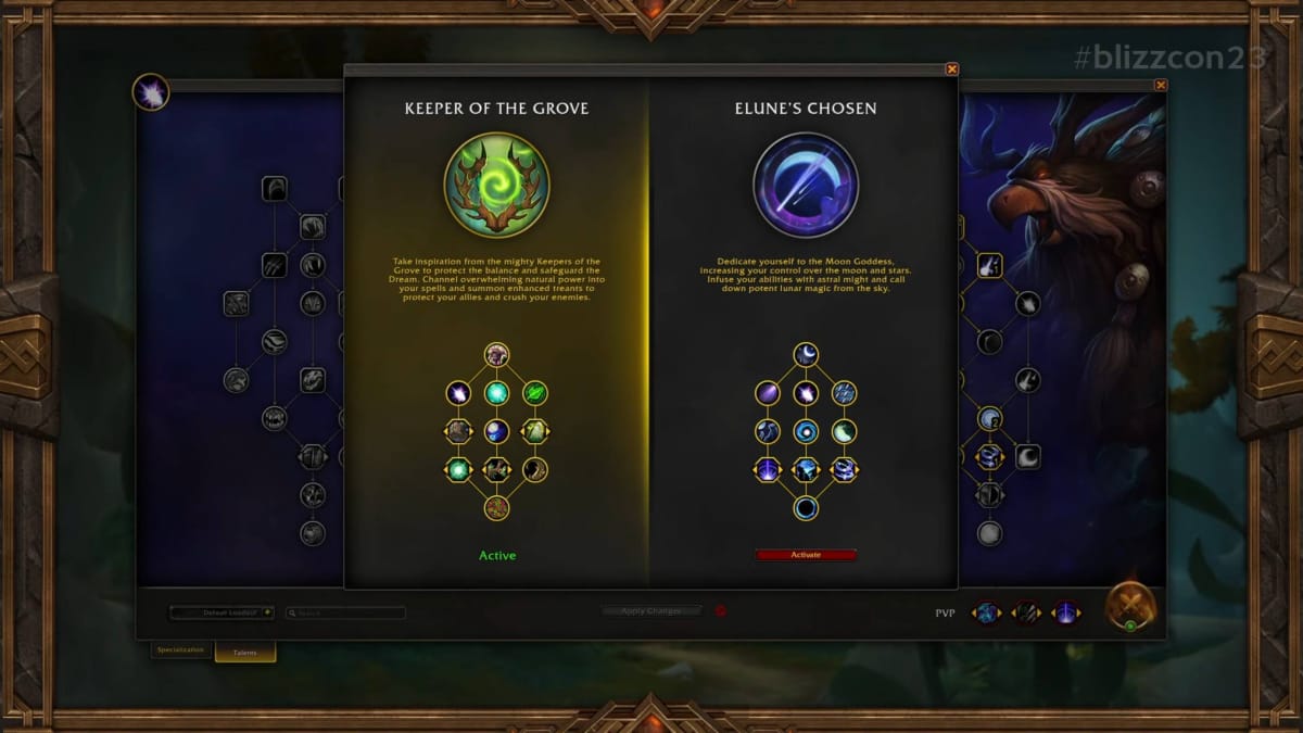 World of Warcraft The War Within - Hero Talents Choice