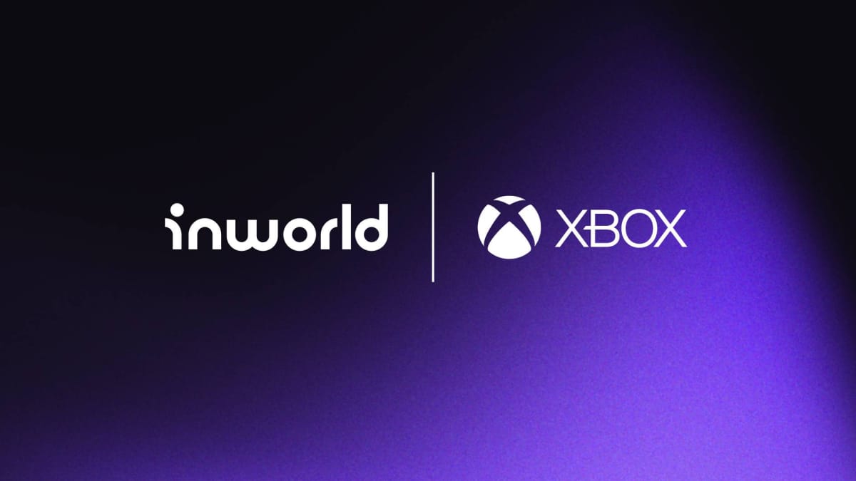 Xbox and inworld logos on a purple background