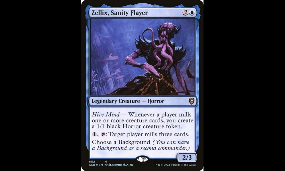 Zellix, Sanity Flayer on a black background