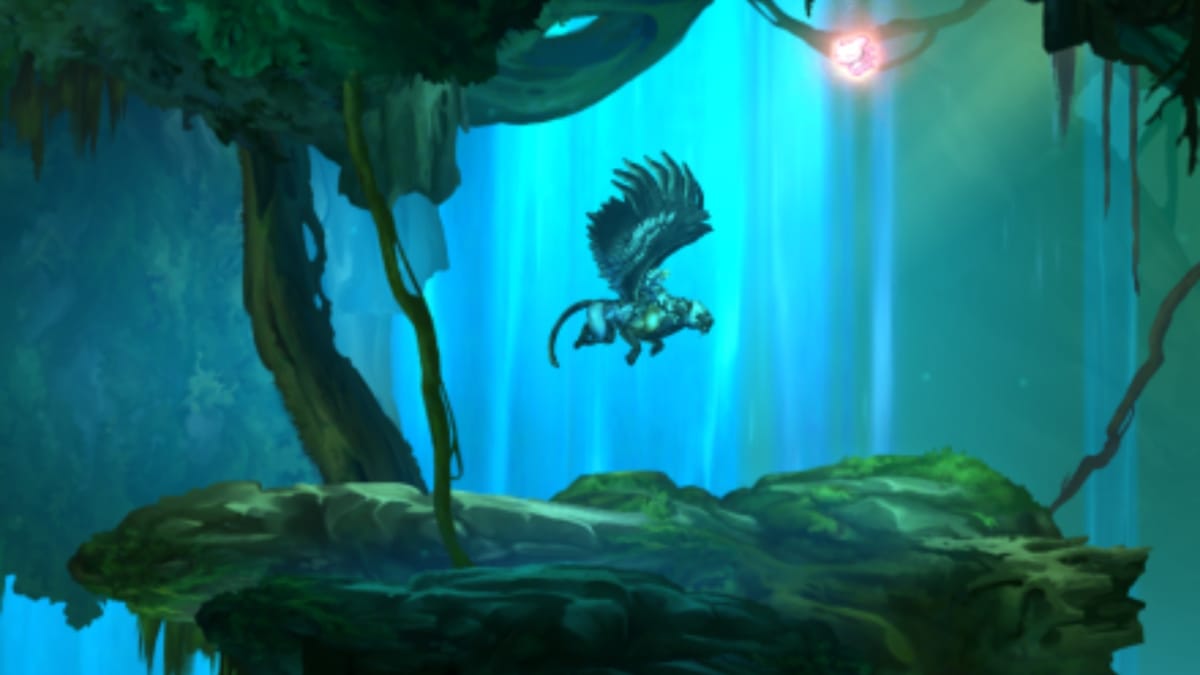 Zodiac Orcanon Odyssey screenshot showing a four-limbed flying creature