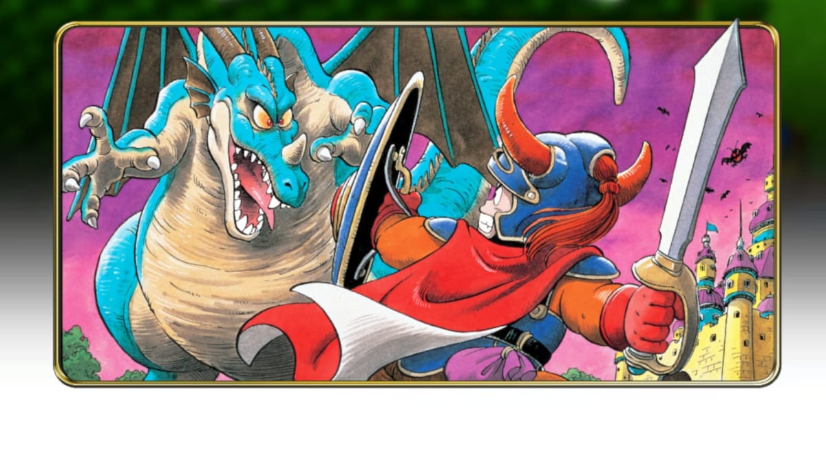 Dragon Quest 1 Original Cover Art