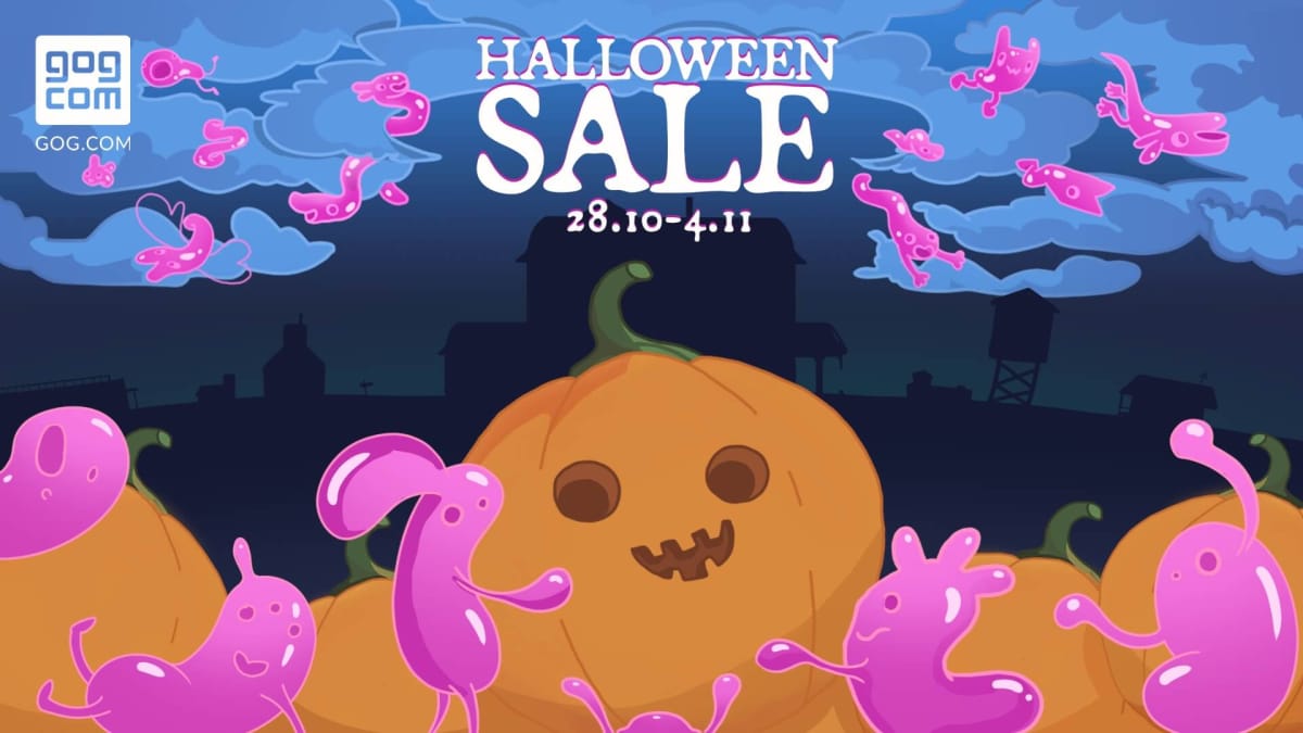 A banner for the GOG Halloween Sale