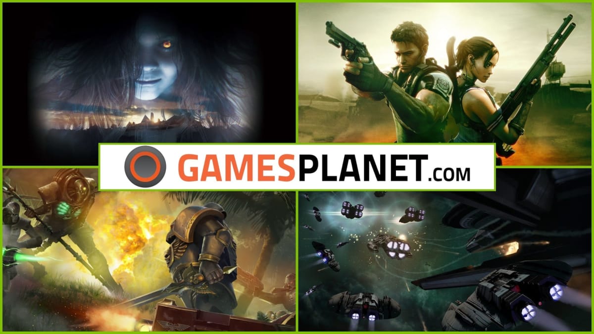 Four of the games on offer in the Gamesplanet sale