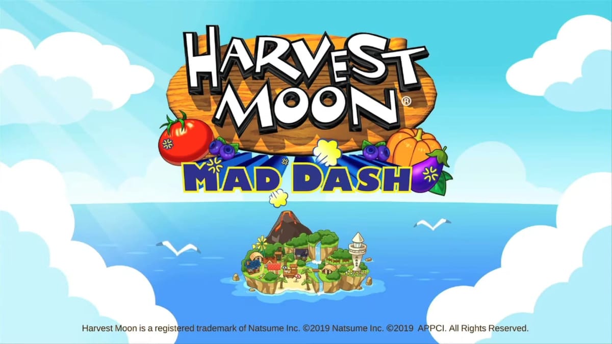 Harvest Moon Mad Dash Logo