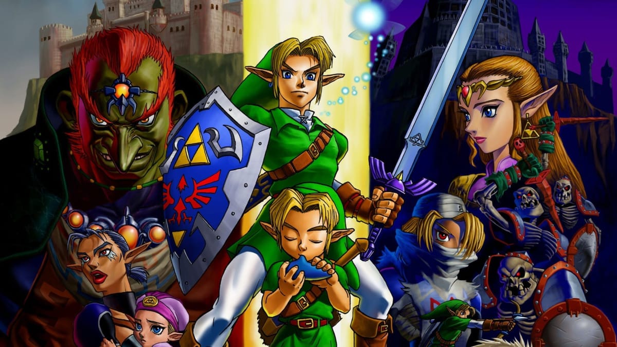 Legend of Zelda Ocarina of Time Key Art