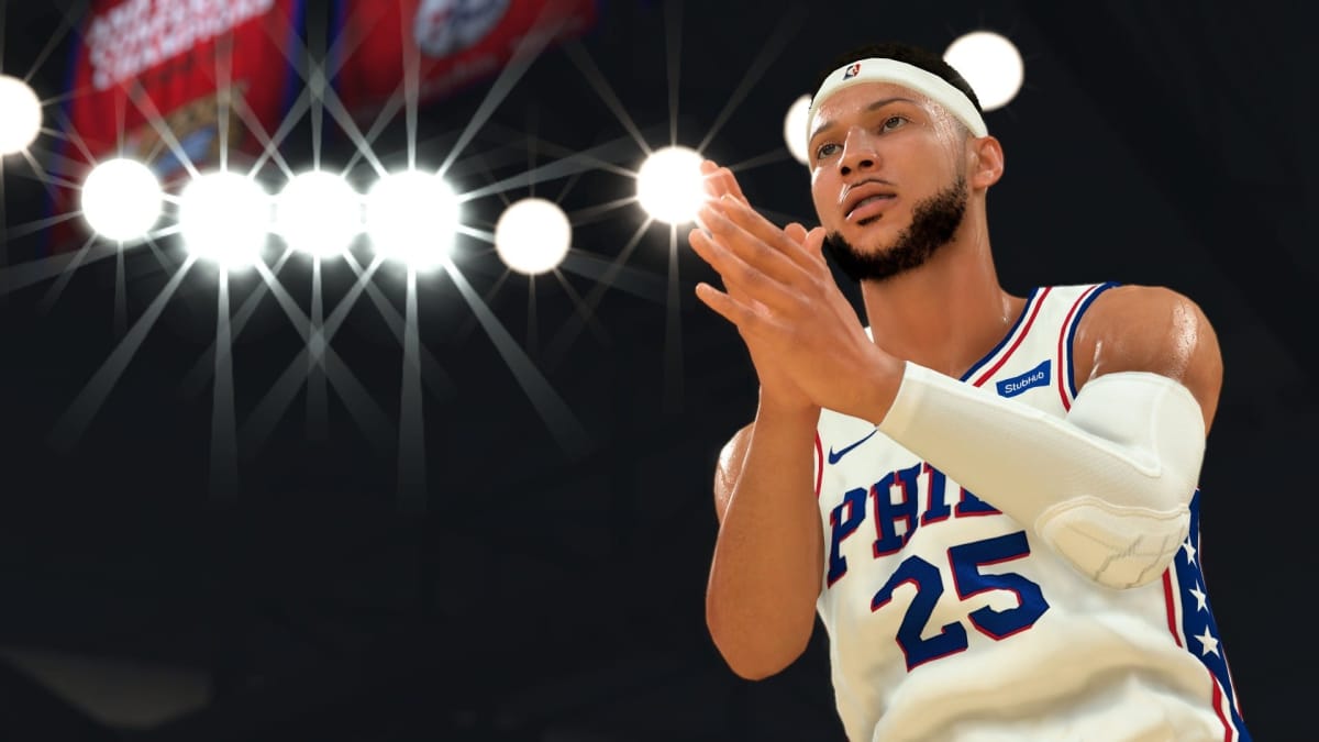 A Screenshot of NBA 2K20, a Totally Different Basketball Game