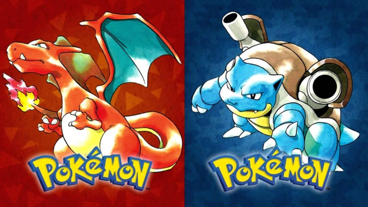 Pokemon Red and Blue Art