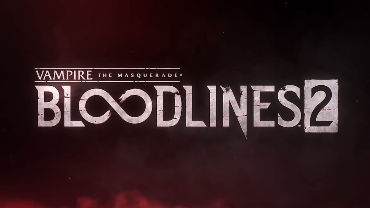 The logo for Vampire: The Masquerade - Bloodlines 2