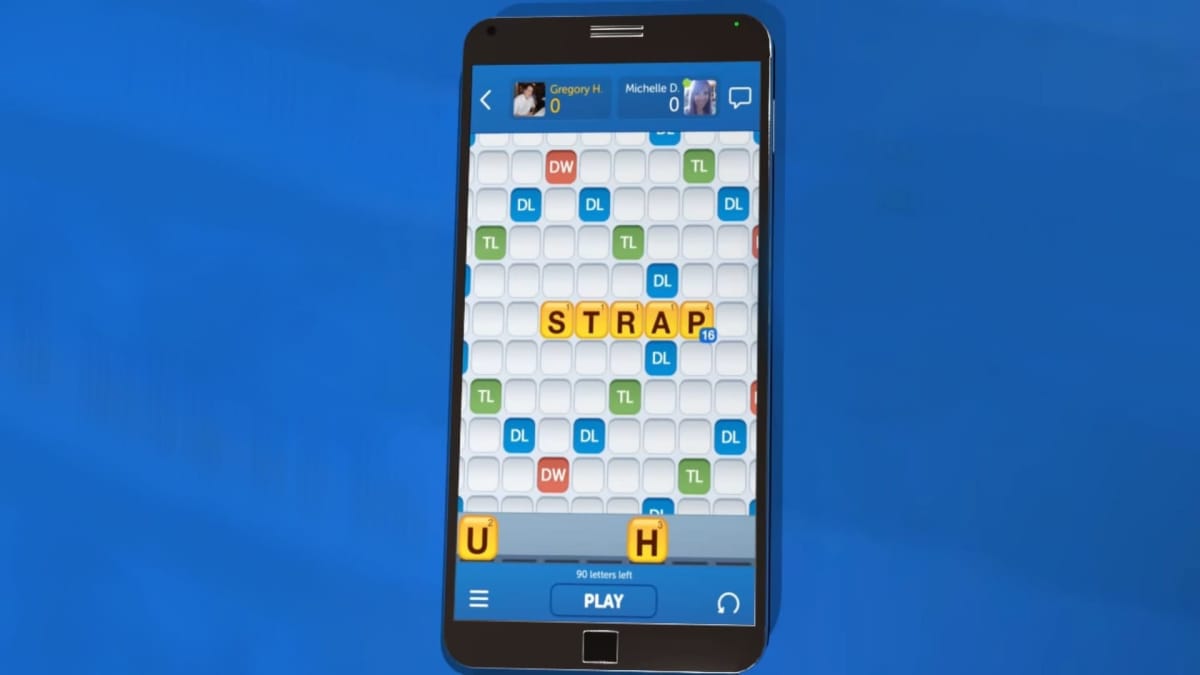 Words With Friends data breach phone image