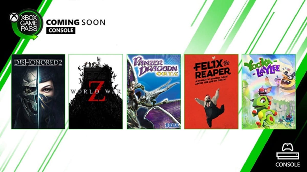 Xbox Game Pass October 1