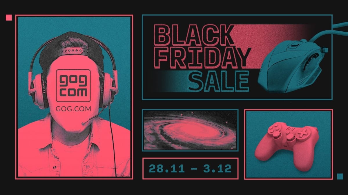 The promo art for the GOG Black Friday Sale