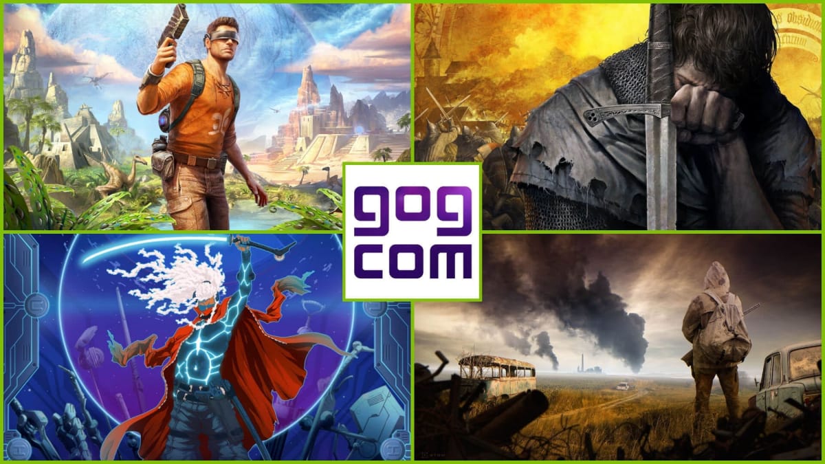 Art for four games in the GOG Weekly Sale