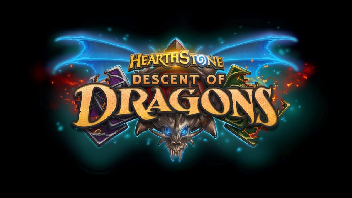 Hearthstone Descent of Dragons Logo