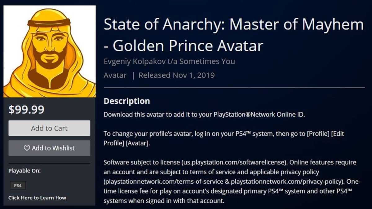 PSN Avatar