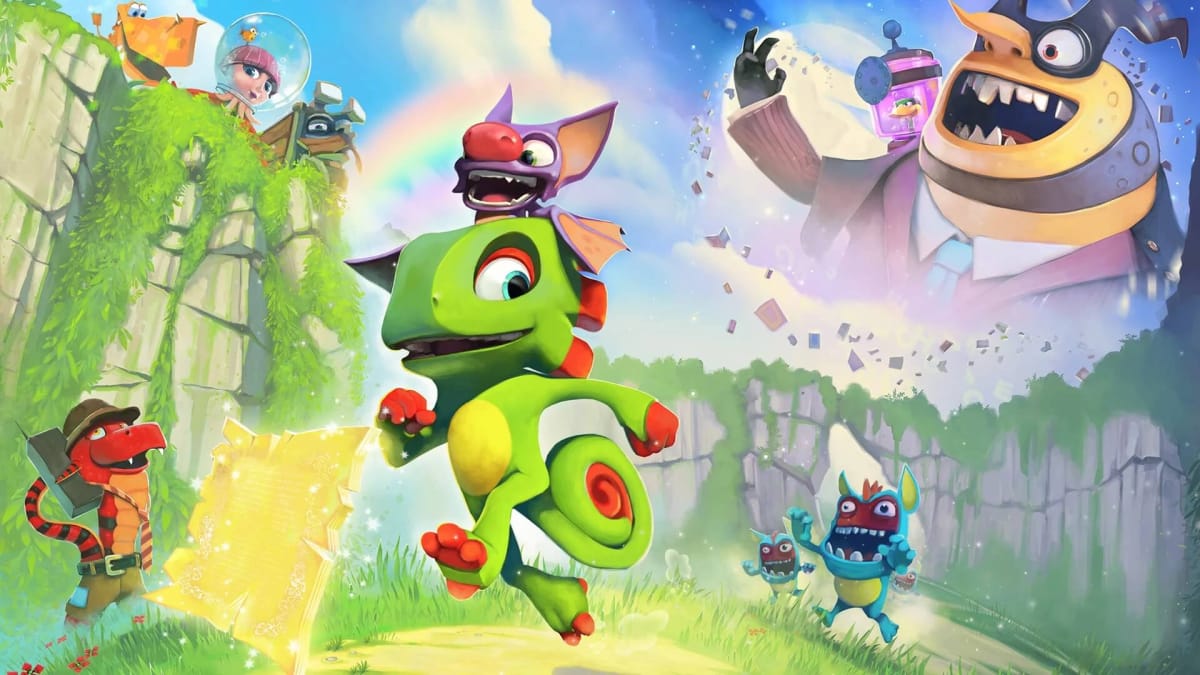 Yooka and Laylee, protagonists of Playtonic Studios' first two games