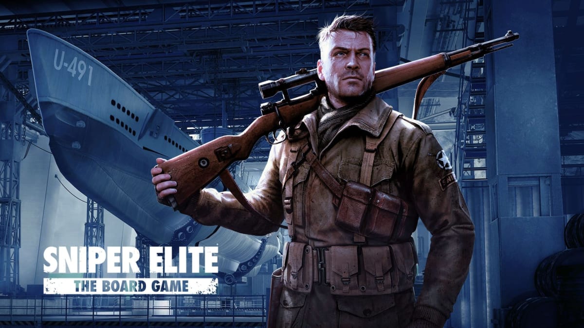 Sniper Elite The Board Game cover art Rebellion Unplugged