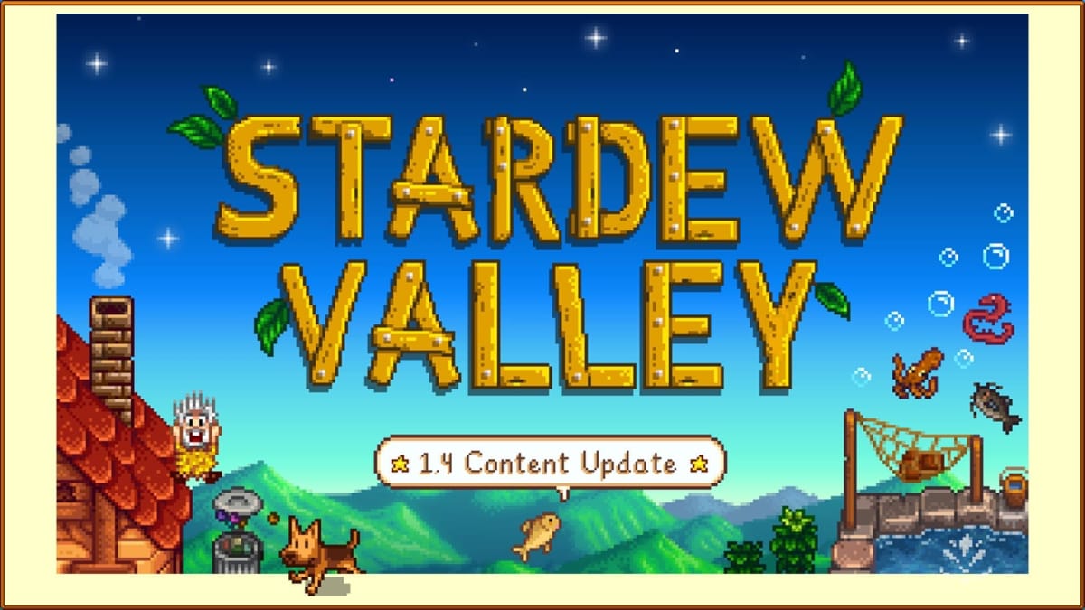 Stardew Valley 1.4 release date cover