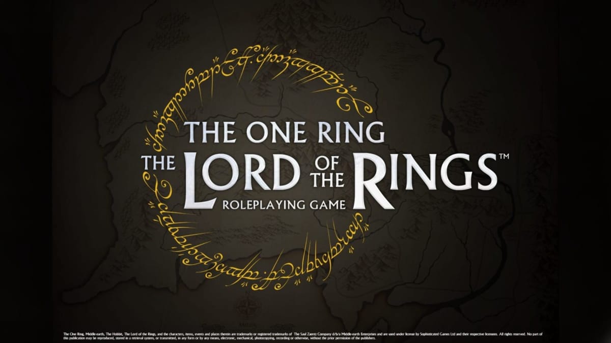 The One Ring Second Edition Tabletop RPG logo
