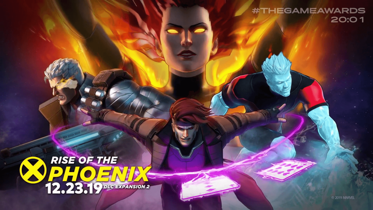 Promo art for Marvel Ultimate Alliance 3 DLC X-Men: Rise of Phoenix.