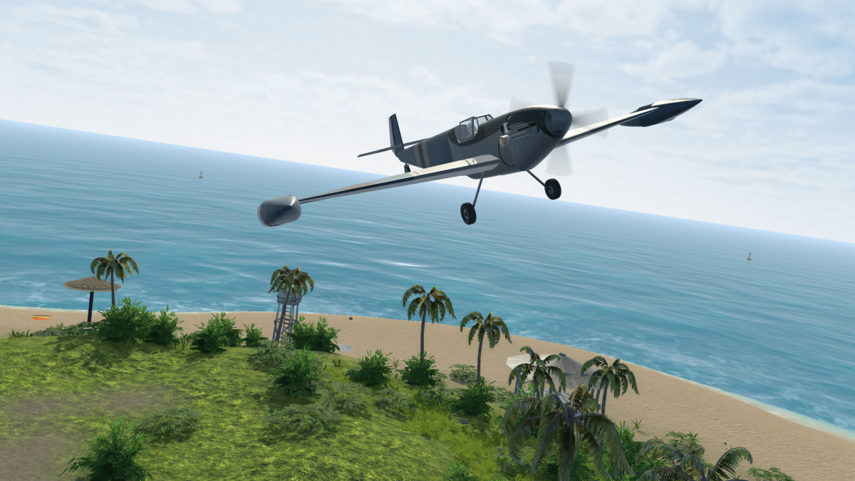balsa model flight simulator