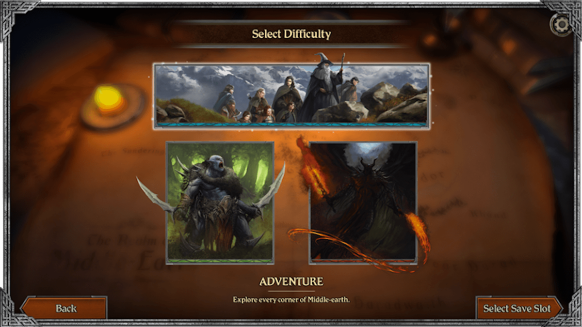 Journeys in Middle-Earth Screen From New Mode 