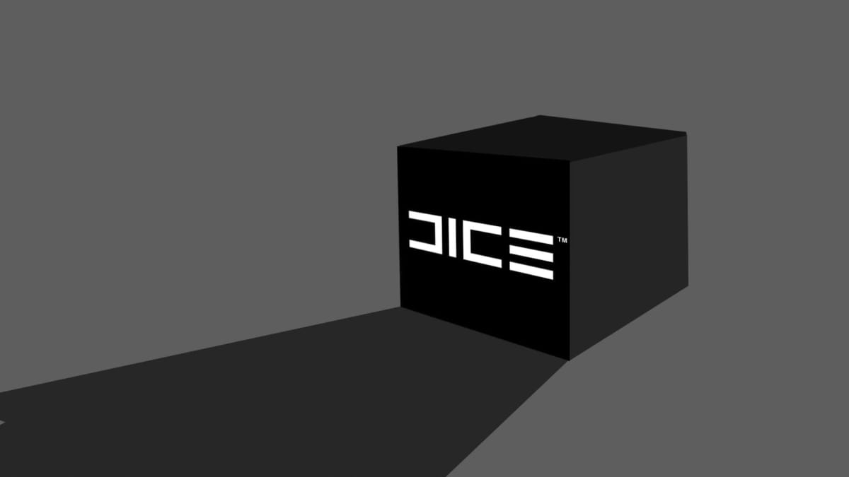 DICE takeover logo shadow