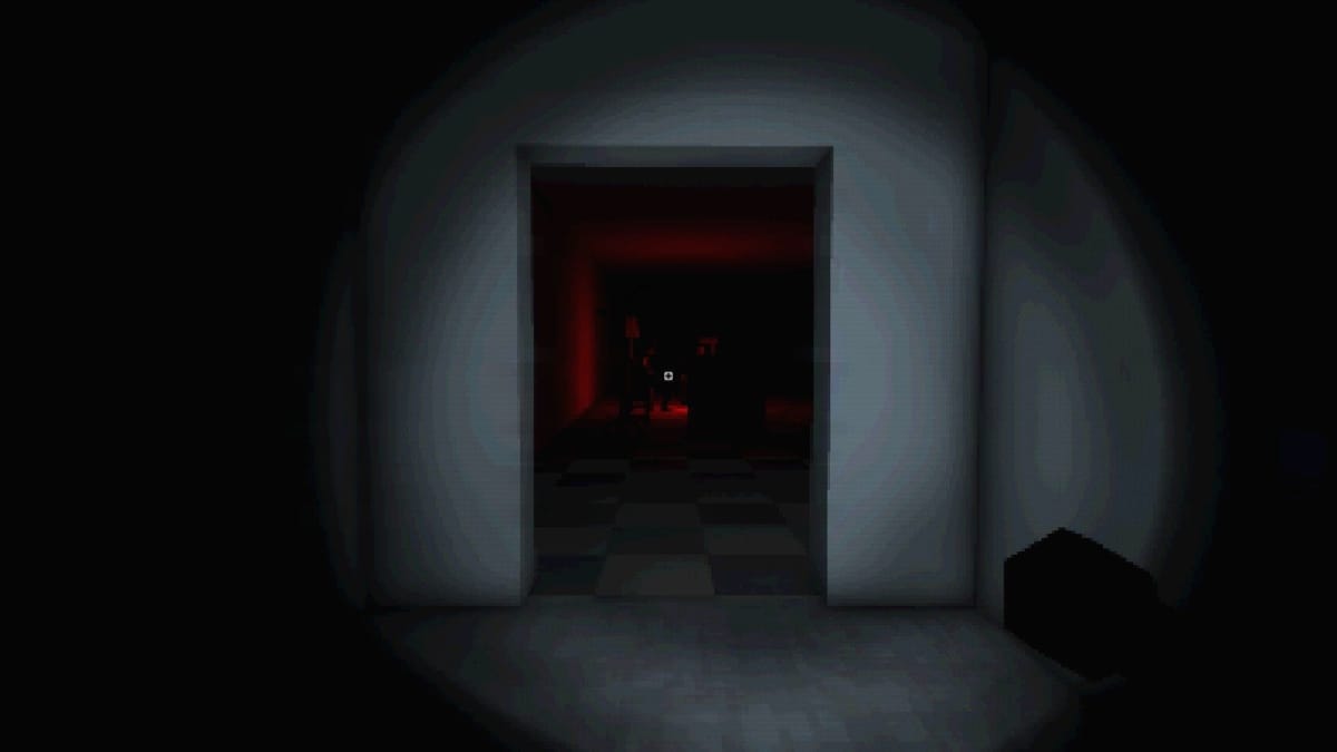 A spooky image shows another room