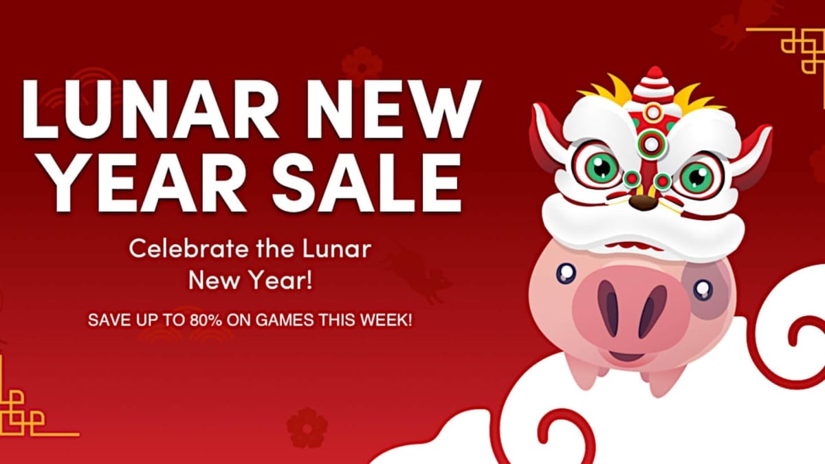 A banner for the Humble Lunar New Year Sale