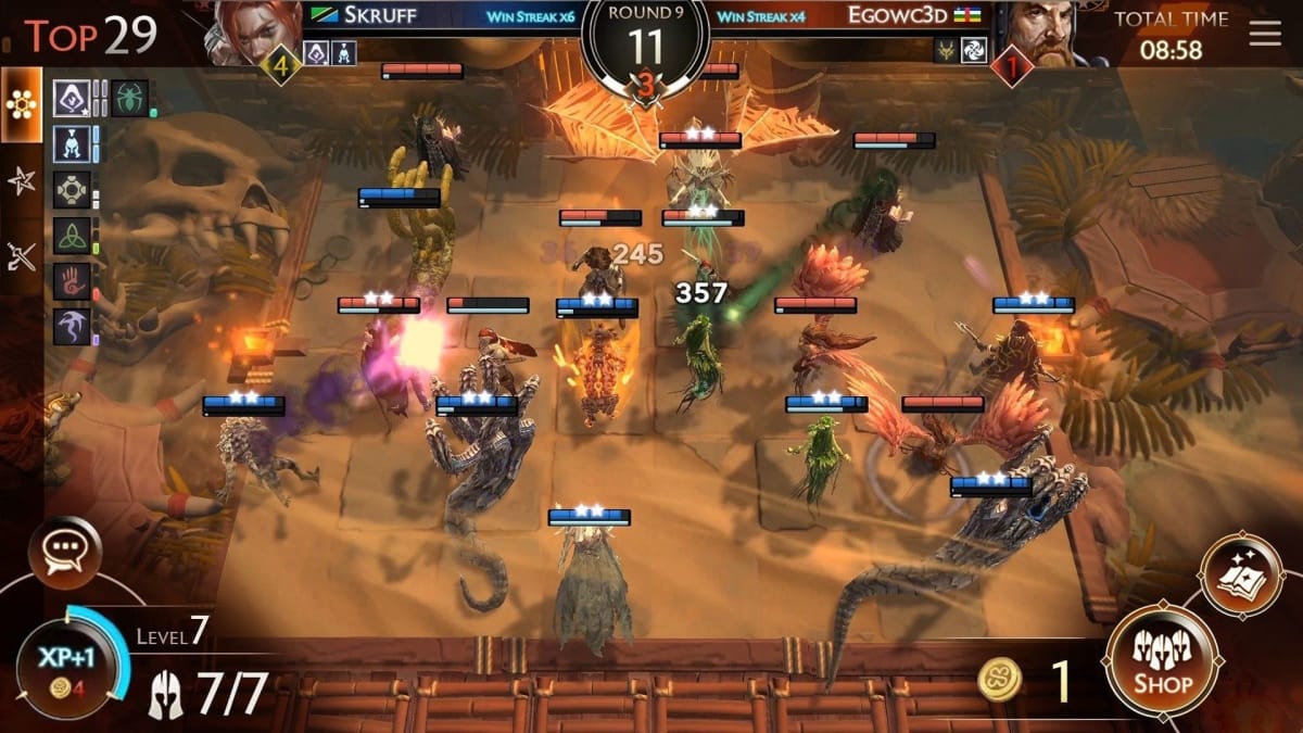 A screenshot of the game's gameplay.