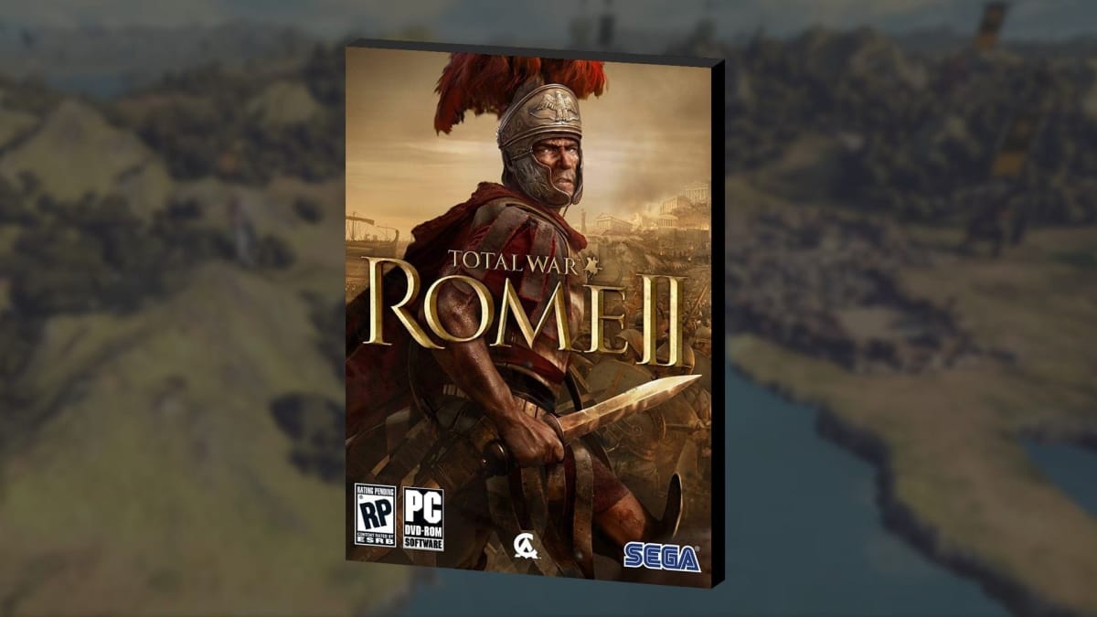 Sega Rome Total War 2 box mockup