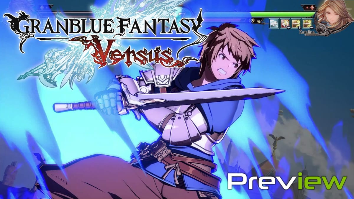 Granblue Fantasy: Versus title as Gran lunges with his sword
