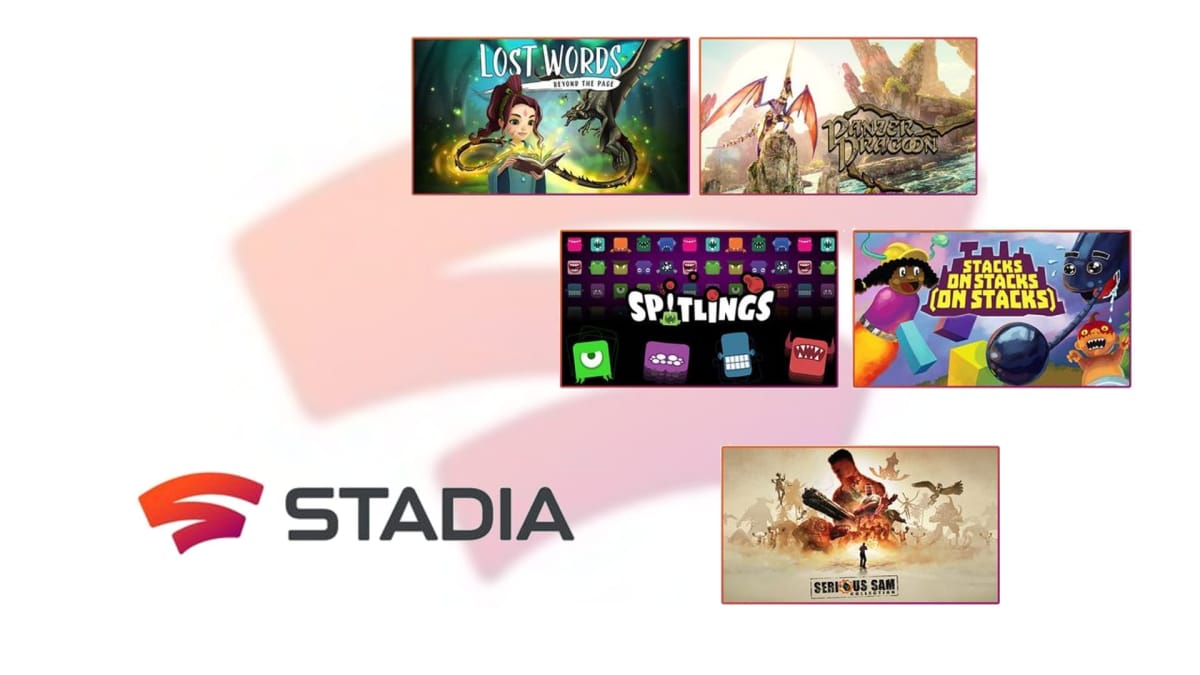 five new Stadia games cover