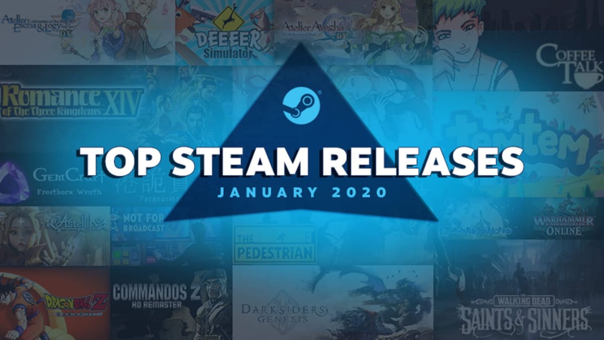 Steam Top Releases January 2020 cover