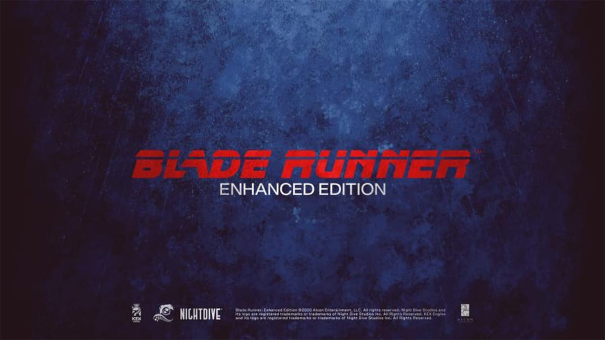 The announcement photo for Blade Runner: Enhanced Edition.