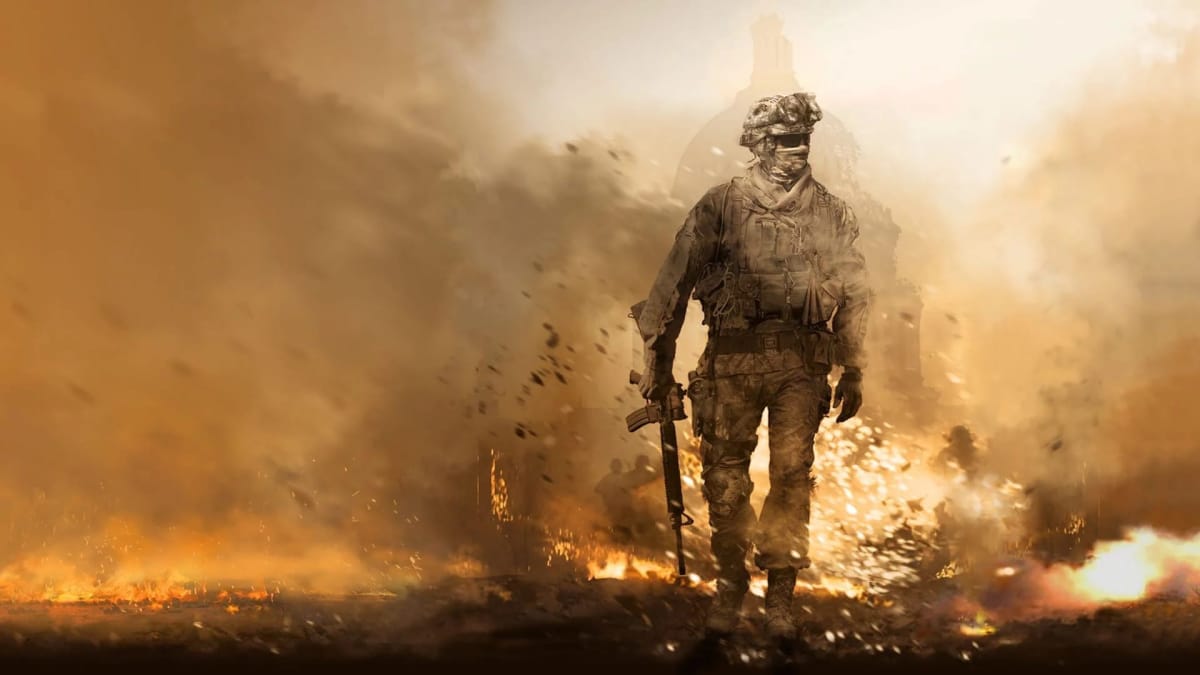 A soldier stands alone in Call of Duty: Modern Warfare 2