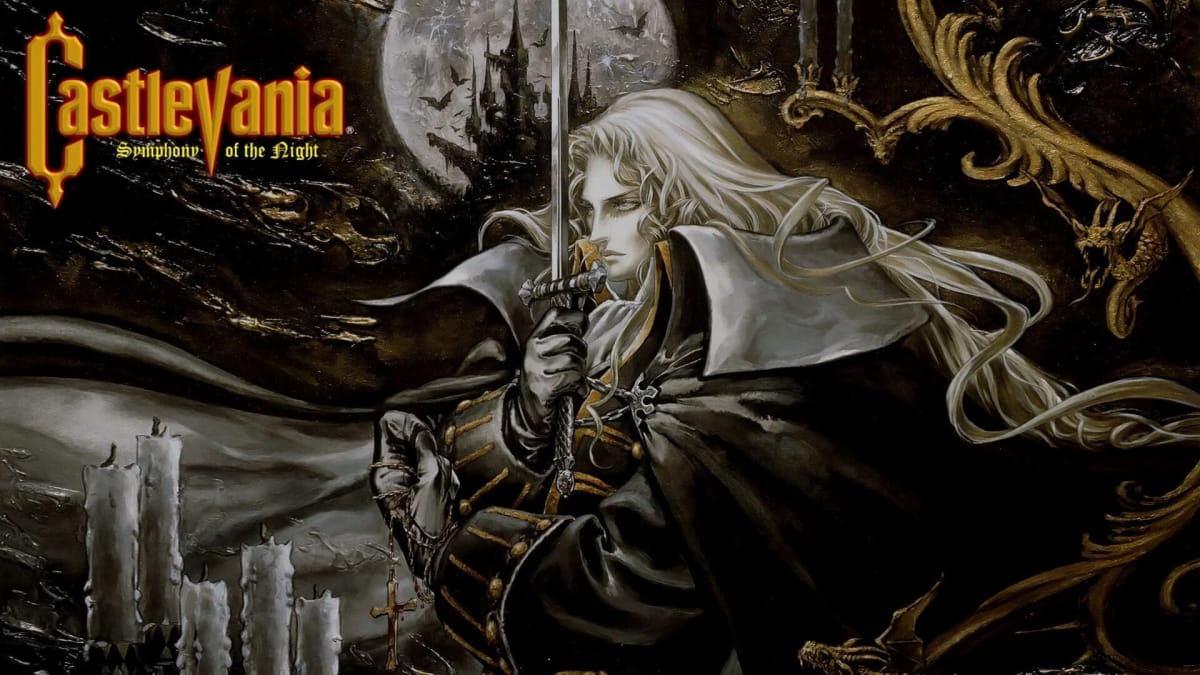 The title art for Castlevania: Symphony of the Night