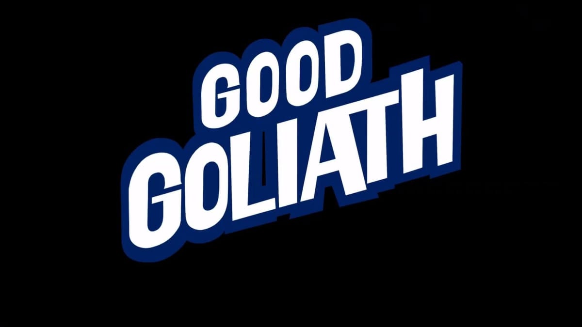 The logo for Good Goliath.