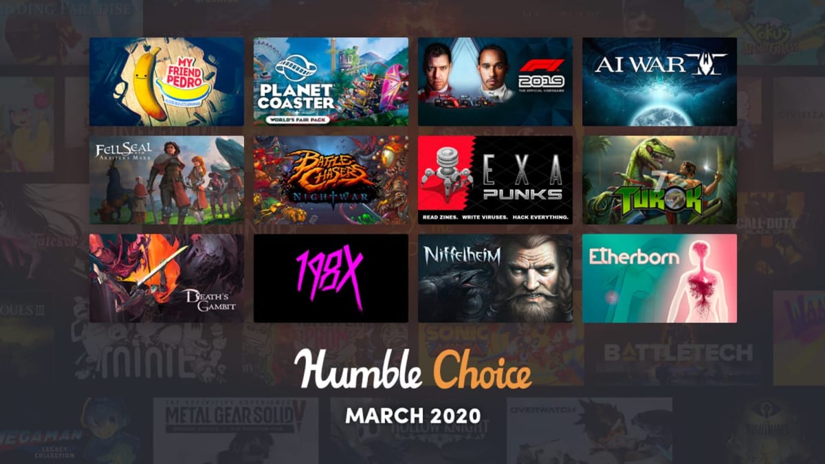Humble Choice March 2020 games cover