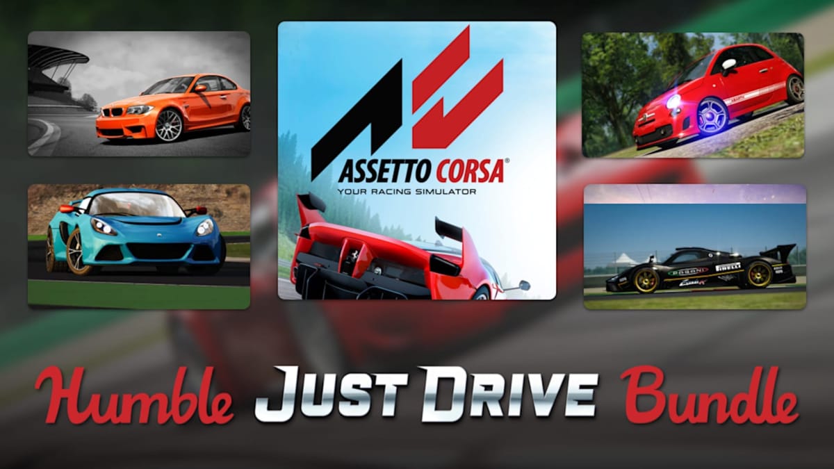 The promo banner for the Humble Just Drive Bundle
