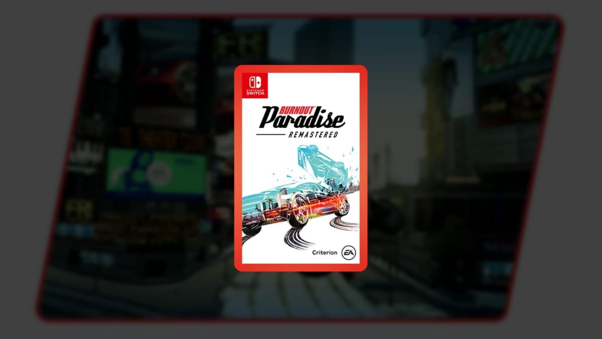 Burnout Paradise: Remastered Nintendo Switch release date and price cover