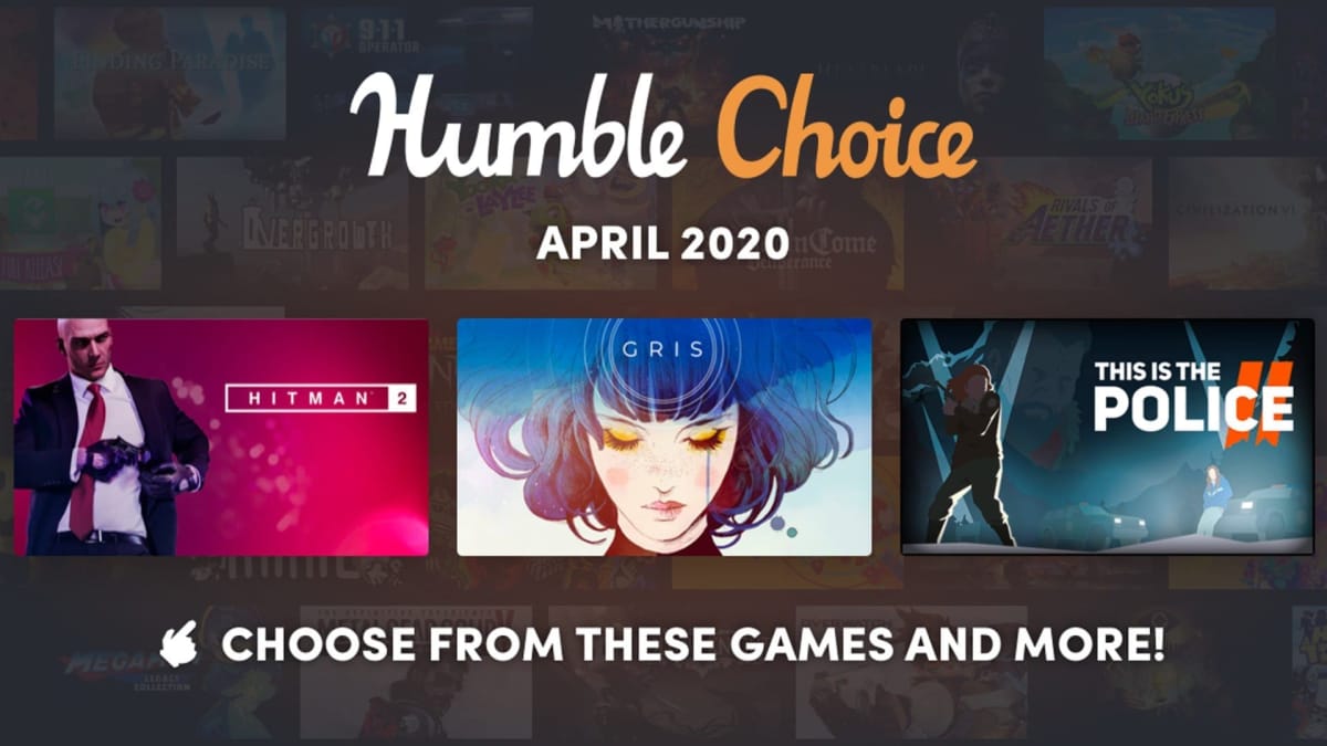 Humble Choice April 2020 games cover