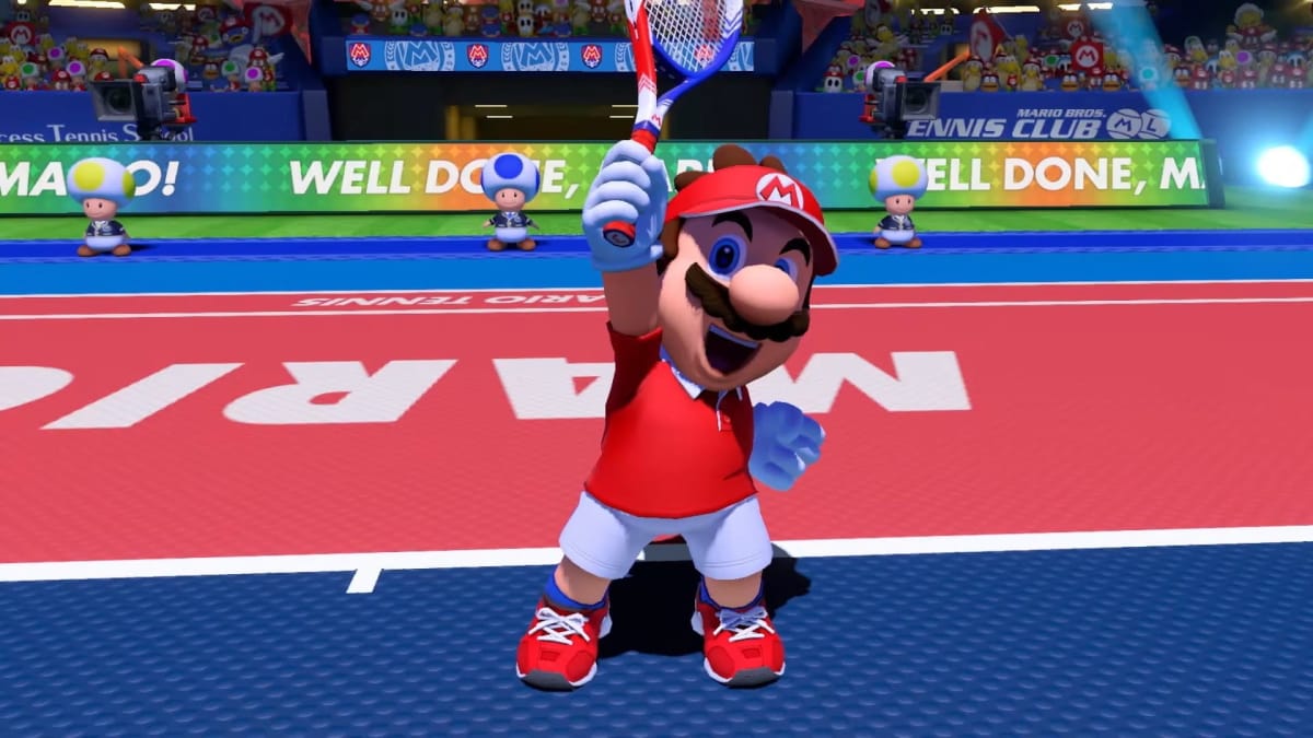 Mario Tennis Aces tournament cover