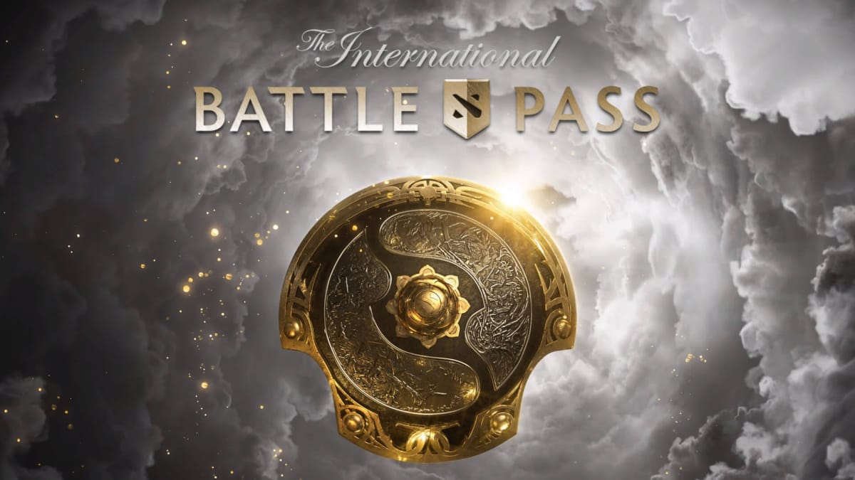 The logo for the Dota 2 International Battle Pass