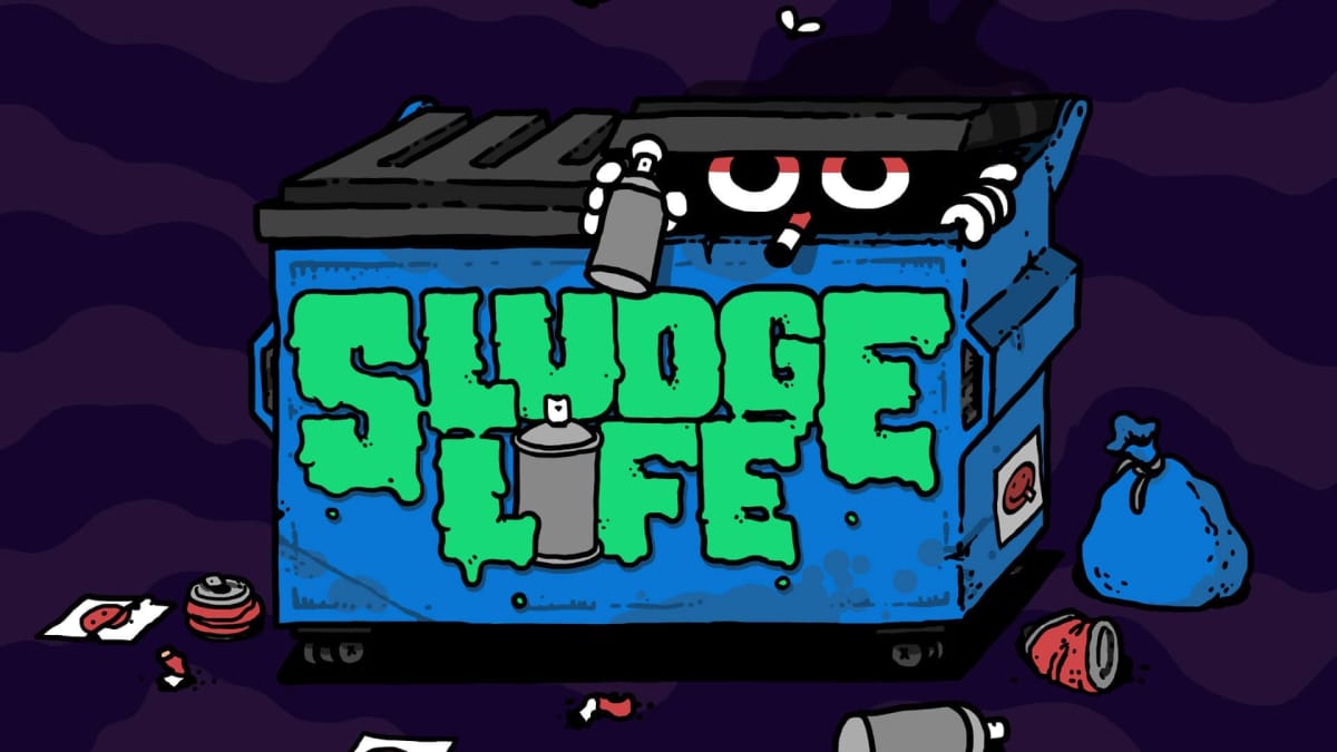 The main dumpster logo for Sludge Life