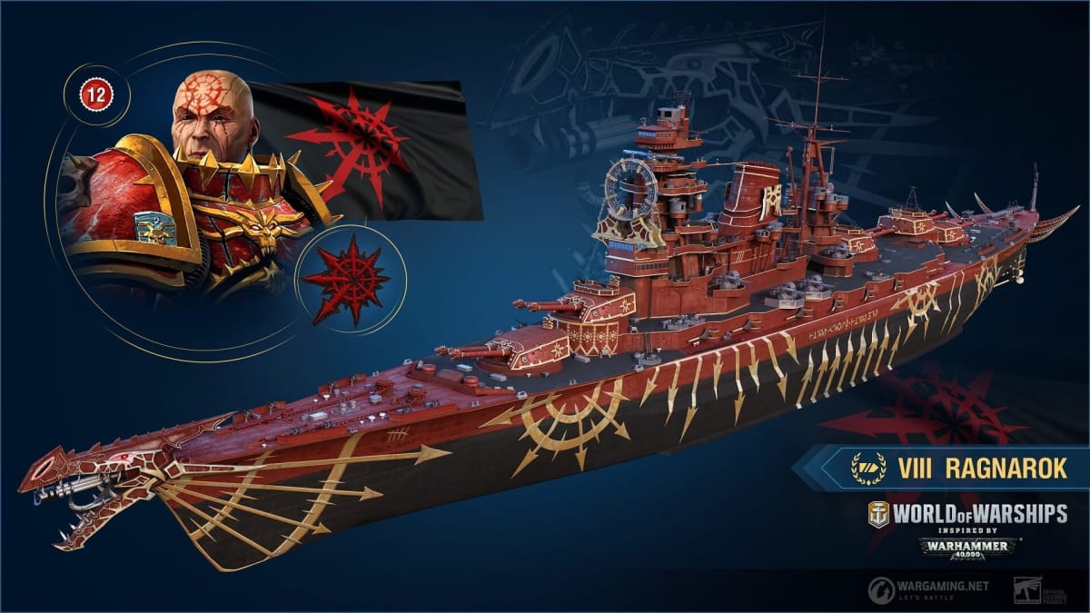 World of Warships Warhammer 40k Skin