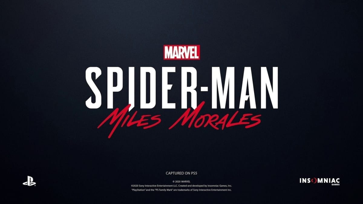 Spiderman Miles Morales ps5