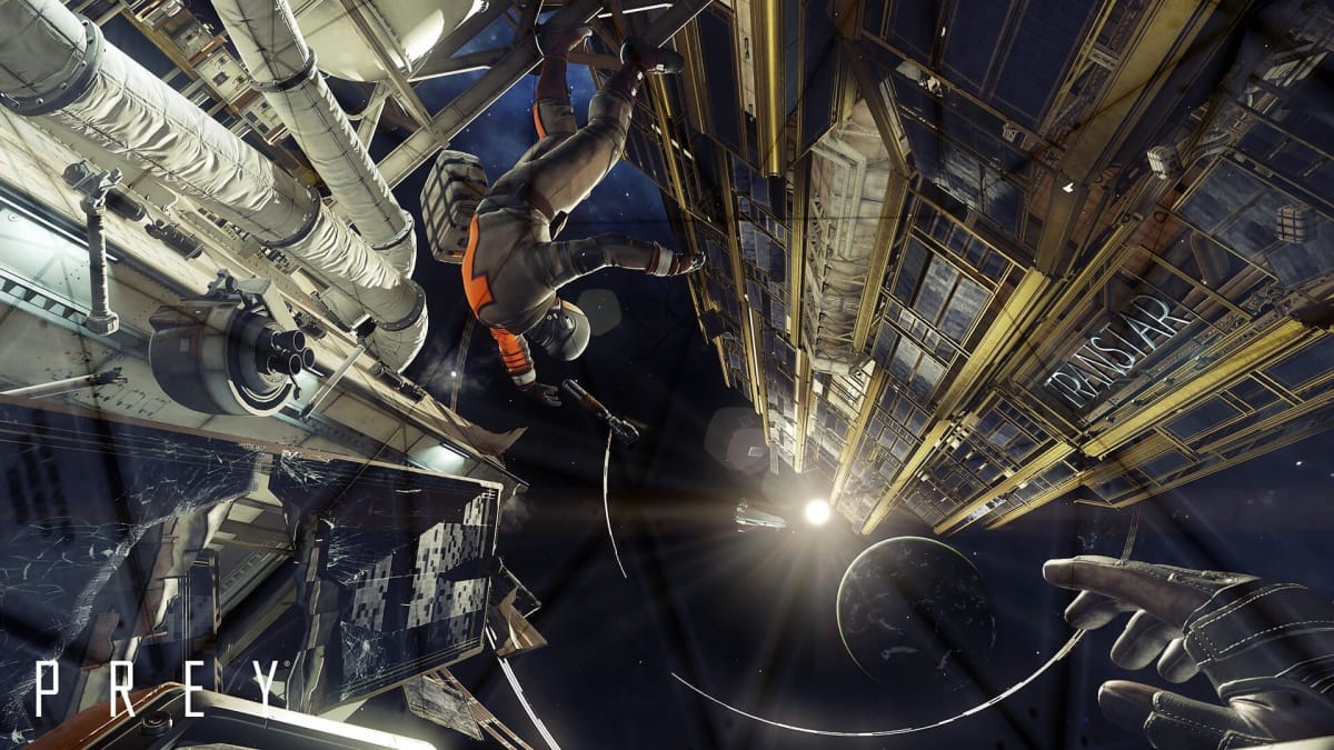 A dizzying Prey scene which could possibly be included in Prey VR
