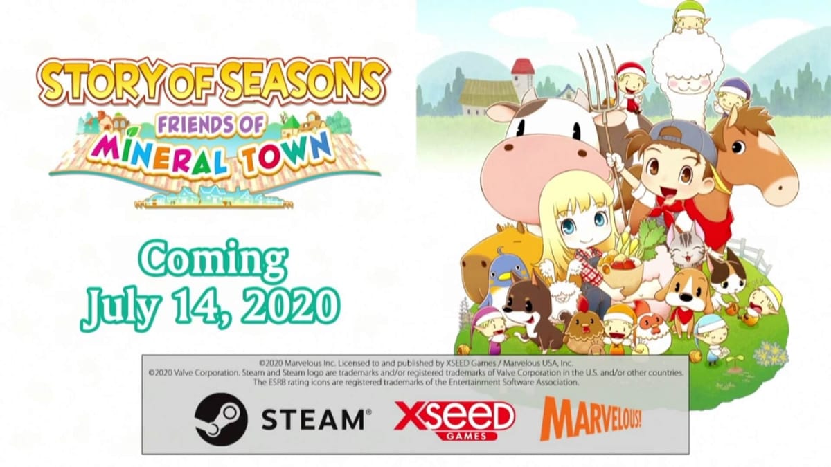 The release date for Story of Seasons: Friends of Mineral Town