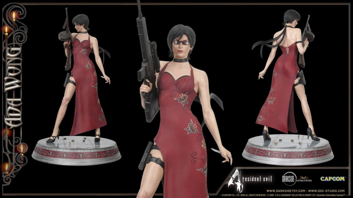 Darkside Collectibles $900 Ada Wong Resident Evil statue cover